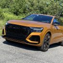 Audi’s 2023 RS Q8 quattro is a midsize SUV that performs and handles like a sports car