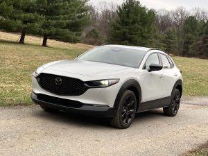 Mazda’s 2026 CX-30 Turbo Aire AWD crossover has it all. Luxury accommodations, svelte styling, sporty performance and top safety scores